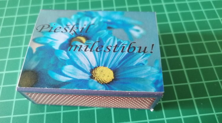 Personalizēta sērkociņu kastīte kāzām